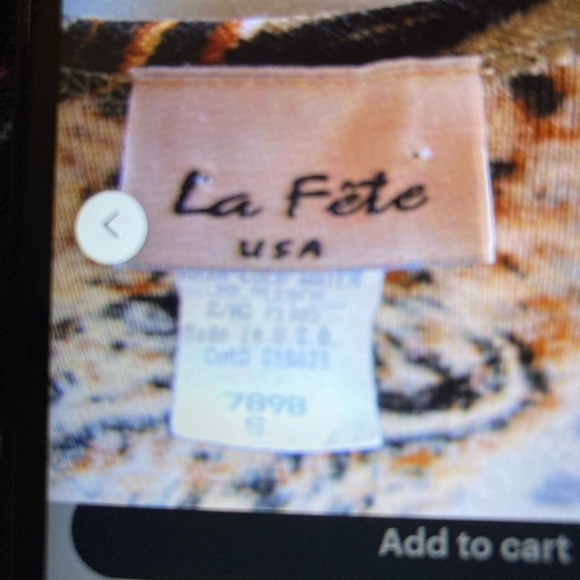 Dress new vintage bought in Las Vegas animal print 50%polyester50%cottonmaxinew. - Picture 2 of 8